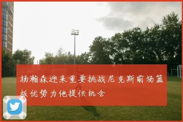 杨瀚森迎来重要挑战尼克斯前场篮板优势为他提供机会